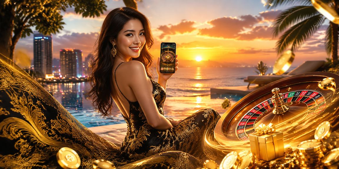 Người chơi tại Đà Nẵng thưởng thức roulette trực tuyến trong trang phục áo dài